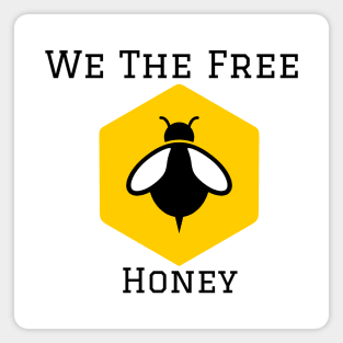 we are the Free Honey - Logo style Magnet